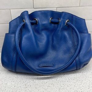 Cole Haan leather hobo tote bag.